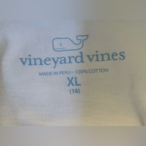 Vineyard vines boy glow in the dark long sleeve new year shirt XL/18 extra large - Picture 8 of 8